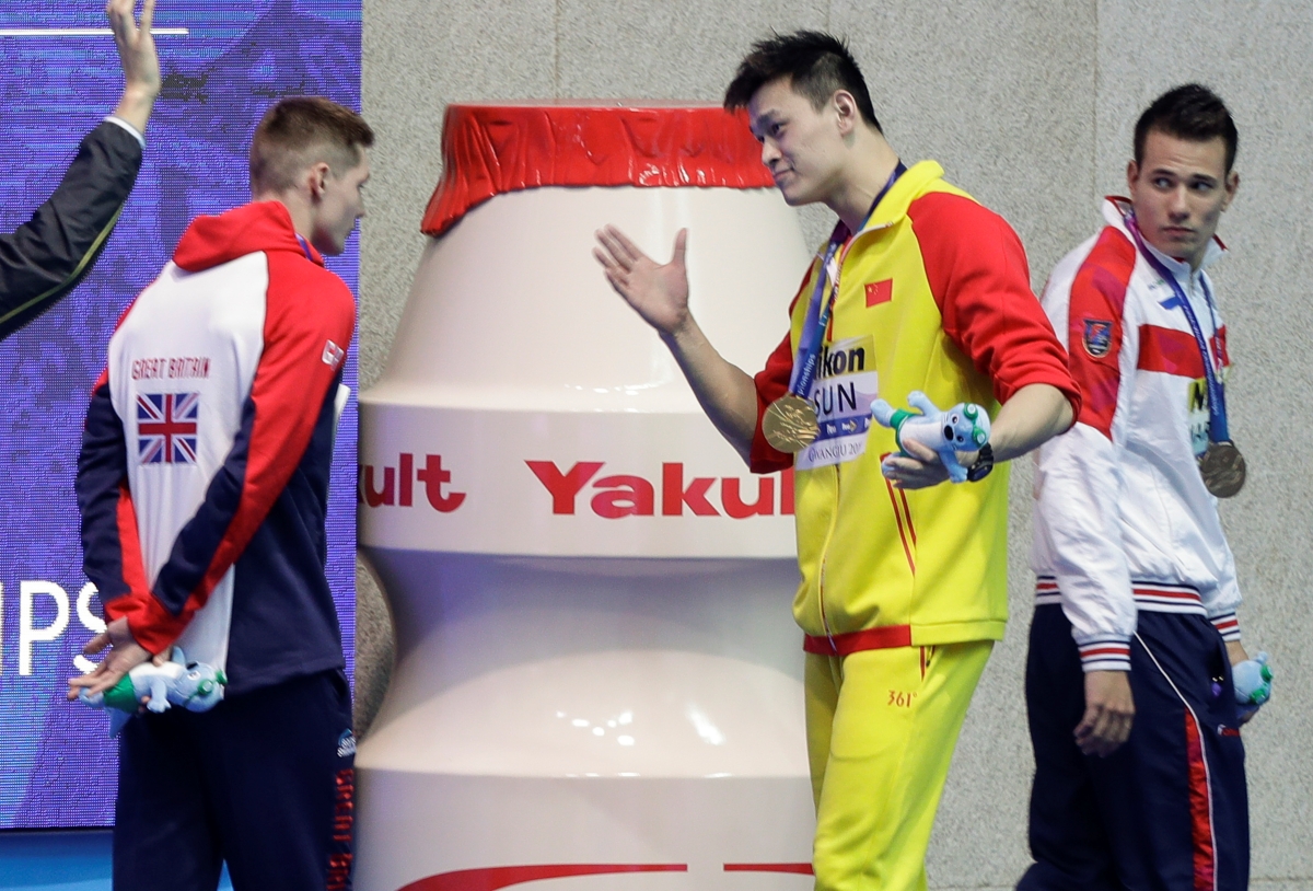 Sun Yang, Duncan Scott