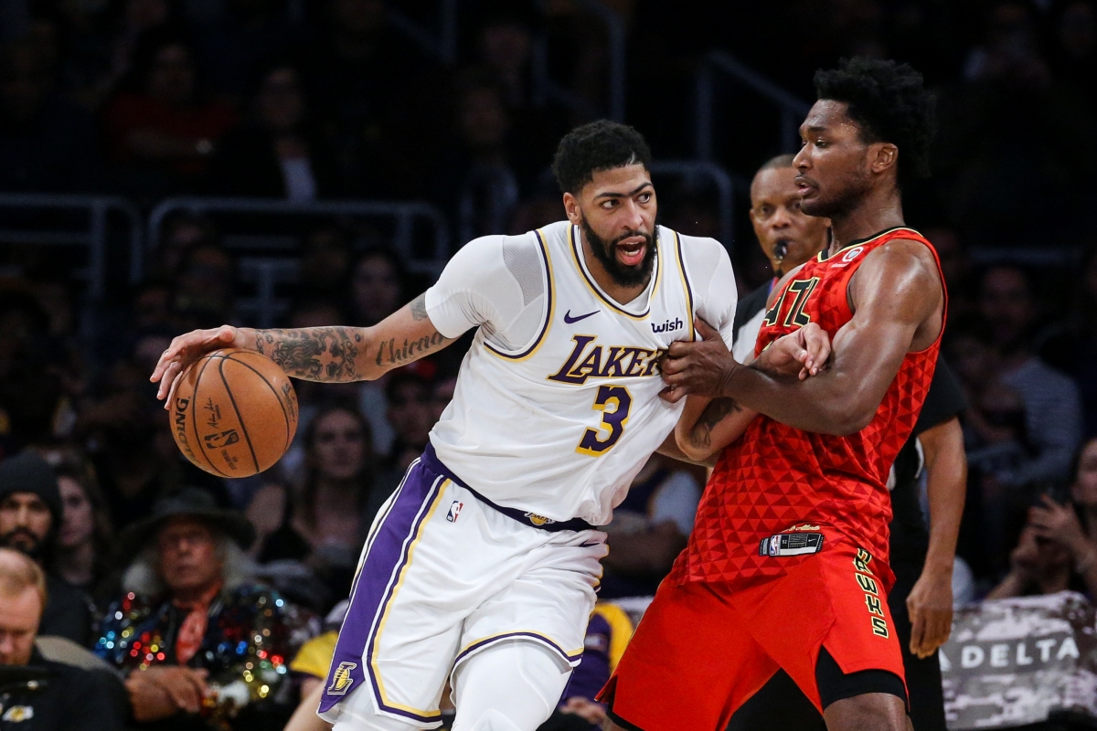 Hawks Lakers Basketball