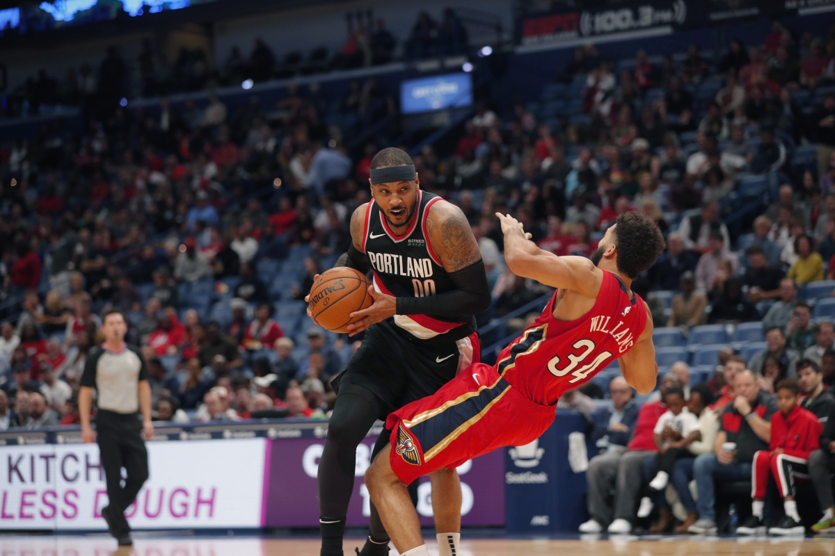 Trail Blazers Pelicans Basketball