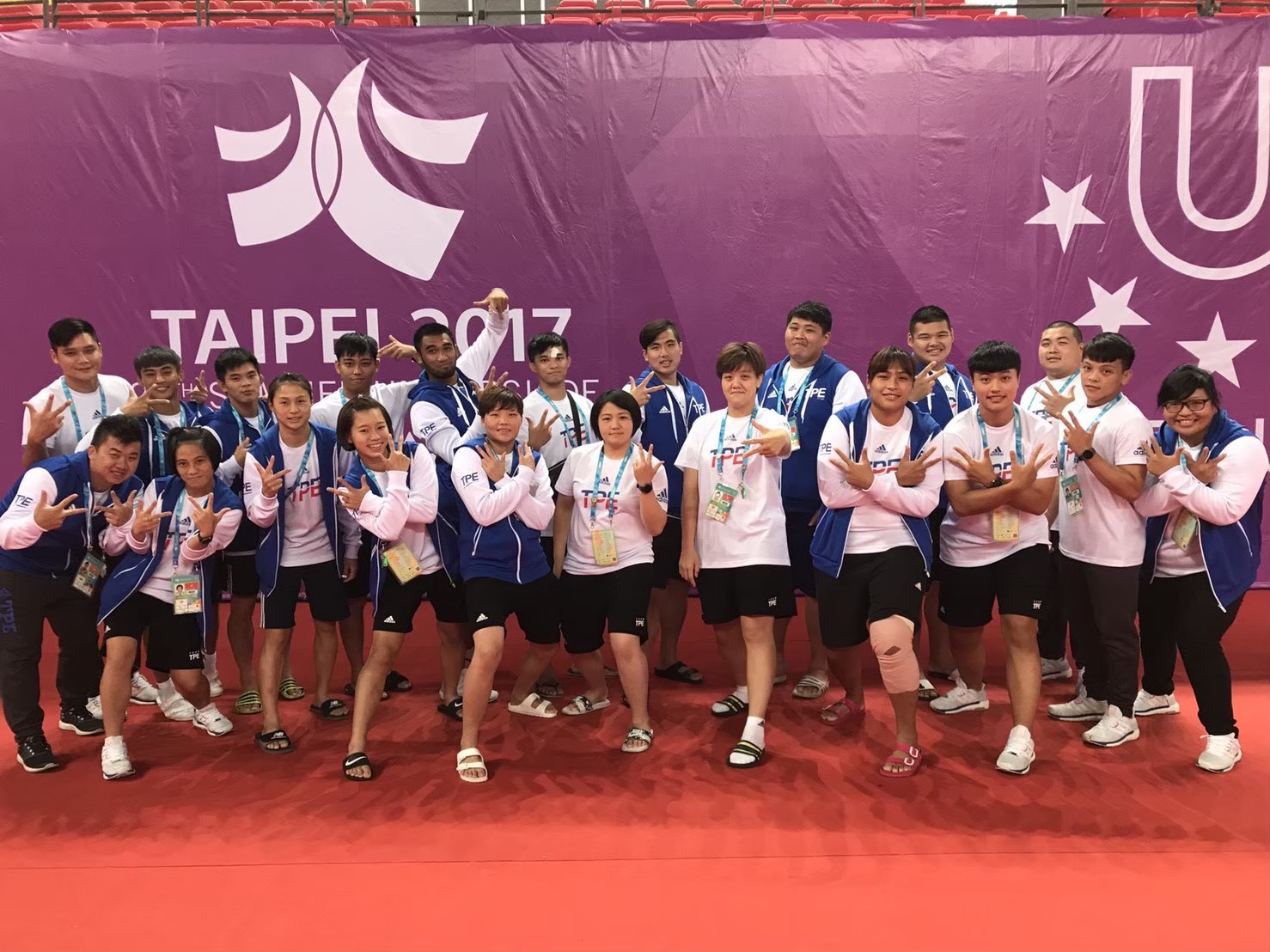 2017台北世大運原為黃詩涵國際賽的最後一役，但留有遺憾的她為了選手再次站上比賽場。黃詩涵提供