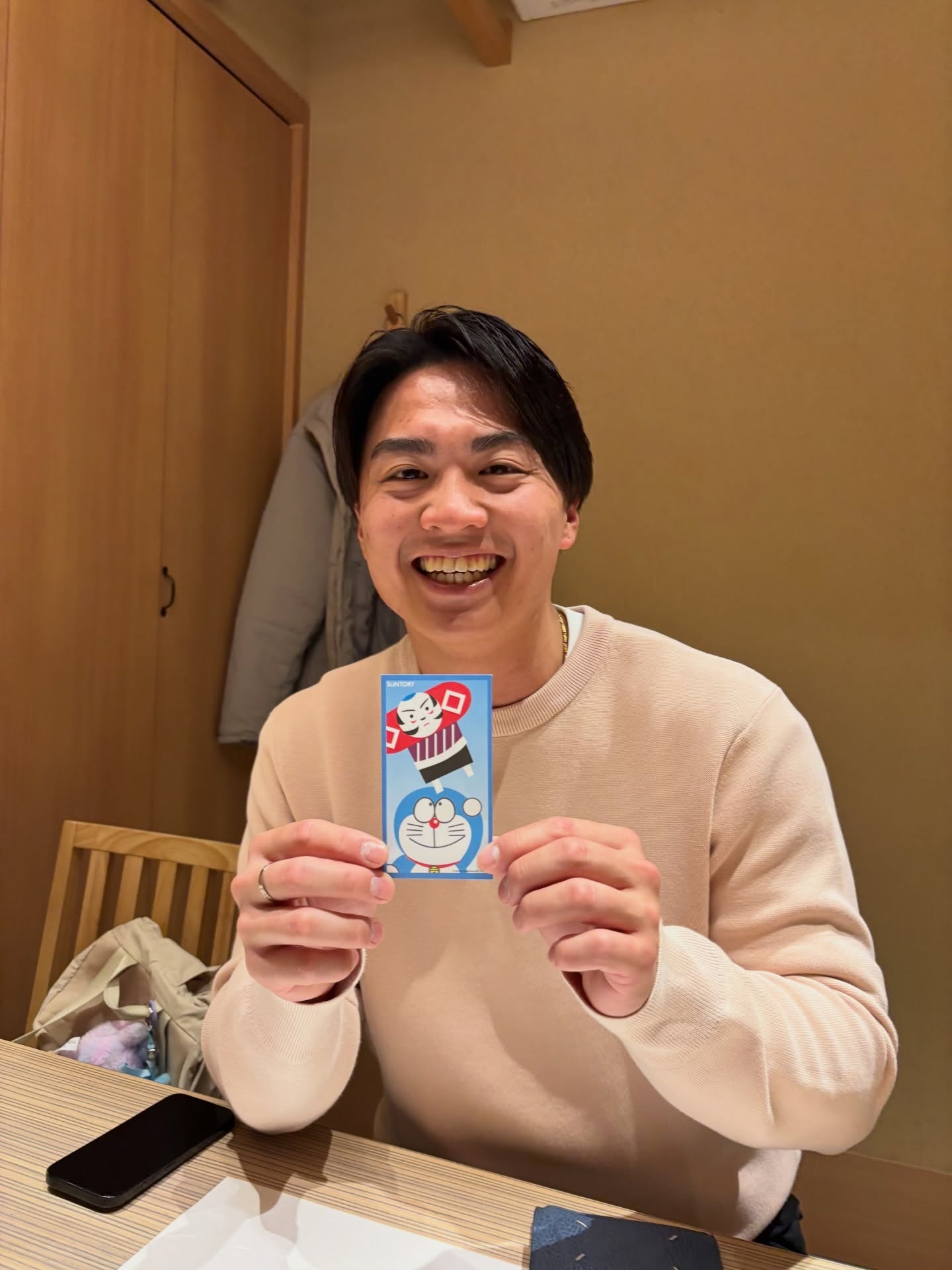王彥程與友人聖誕節聚餐