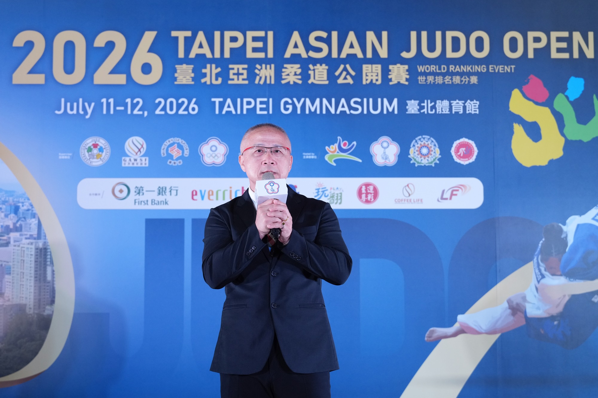 劉文等教練今年將擔任首次舉辦的柔道小教室總教練，將帶領民眾體驗護身倒法與柔道規則。