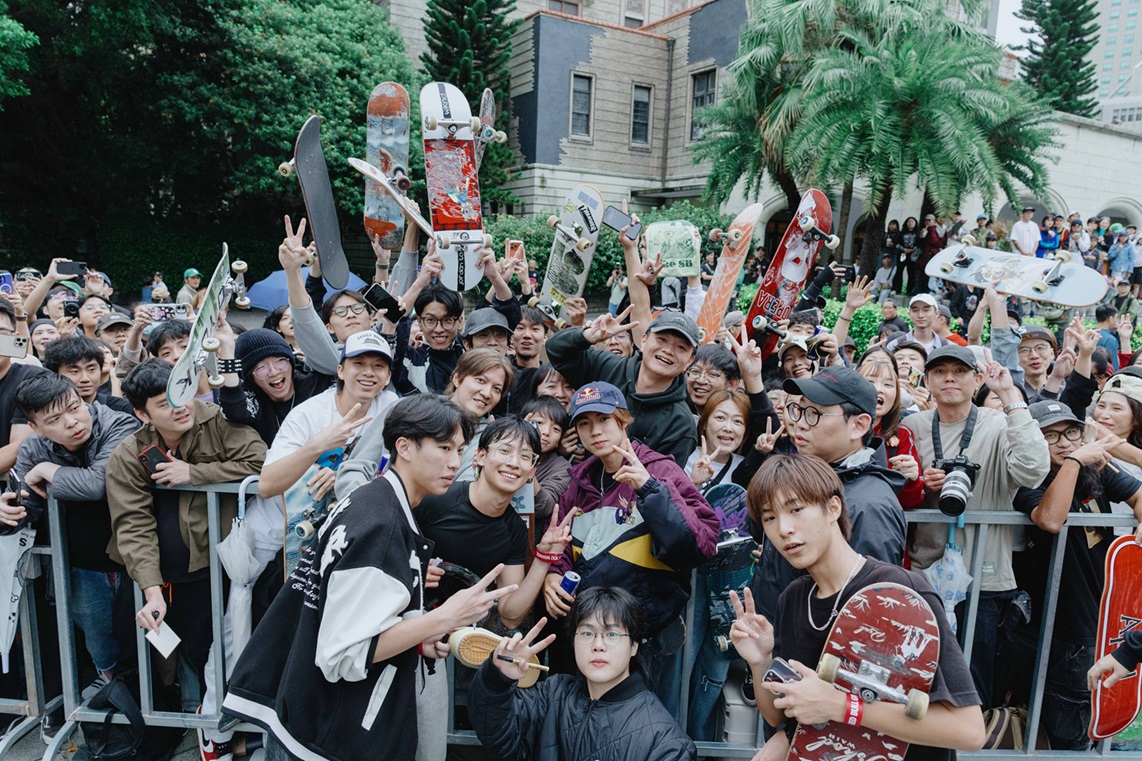 圖3 Red Bull Spot Check 打卡台北，奧運金牌堀米雄斗領軍炸街嗨翻現場。（red Bull提供）