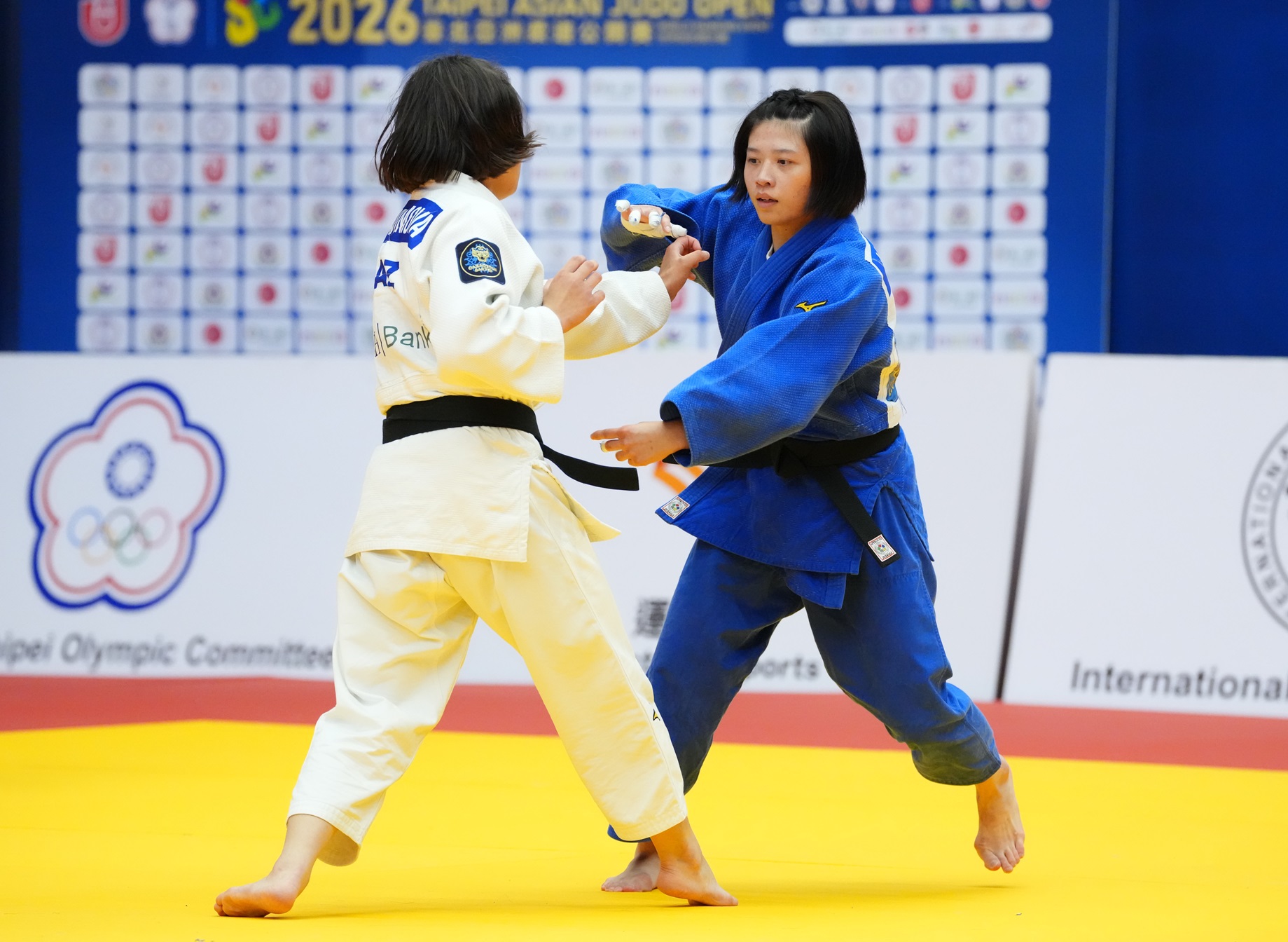 沈奕熙選手於 52公斤級連霸，其中第一場面對中島幸穗選手為籤表最硬的一場，可謂頭過身就過。