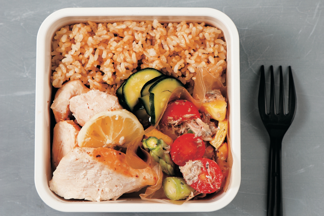 燒烤鹽麴檸檬雞便當 (2)