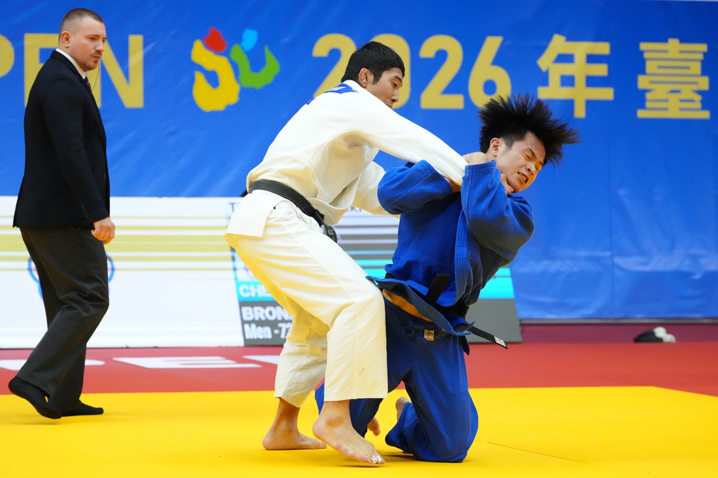 男子 73kg級陳晨新傷後復出繼亞錦賽八強後，本屆公開賽首度奪牌激勵他目標放遠。